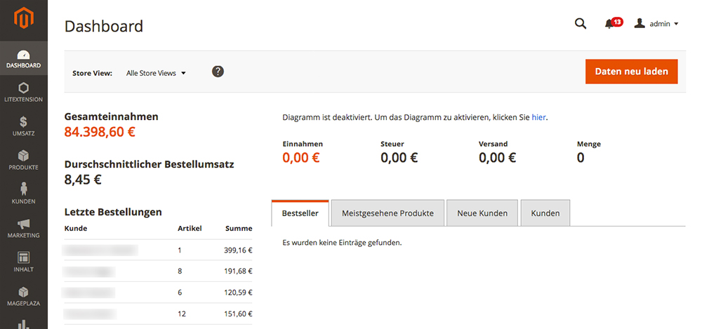Magento 1 vs Magento 2 2 Magento 2 Backend