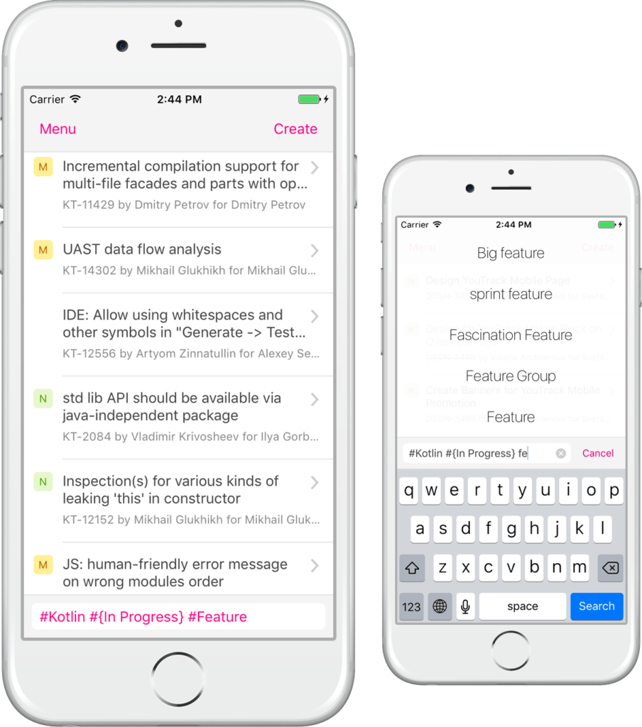 Agile Projektverwaltung bei UA 2 yt-mobile iphones