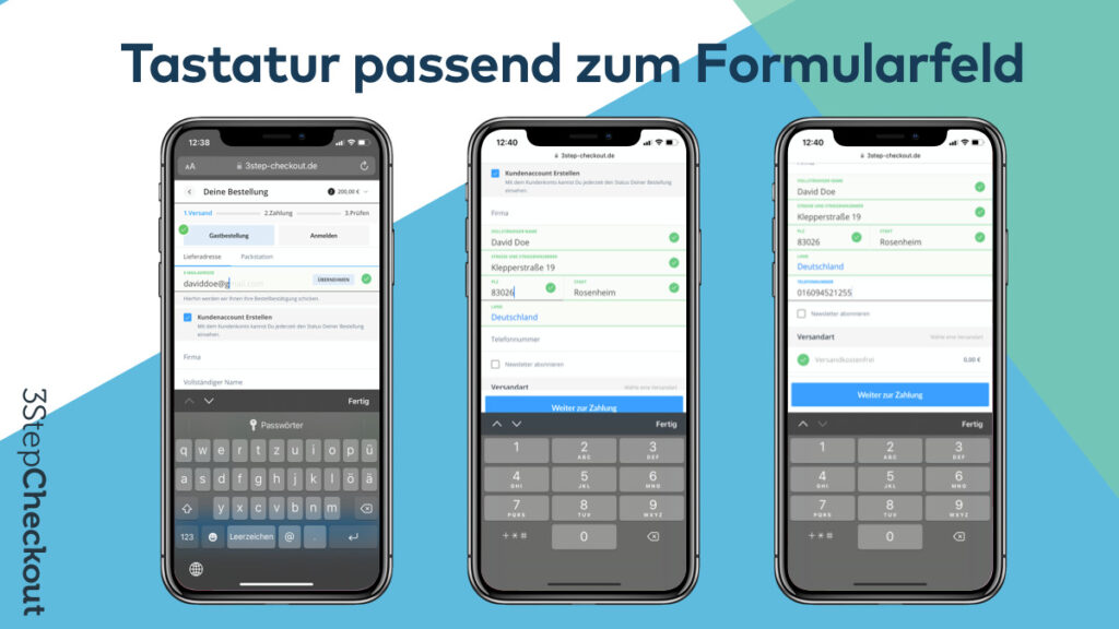Online-Umsätze ganz einfach um 30 % steigern 3 Online-Umsätze steigern mit angepasster Tastatur